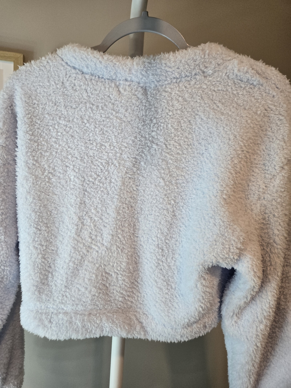 PINK Victoria's Secret Plush Cropped Cardigan in Light Lavender - Picture 10 of 10